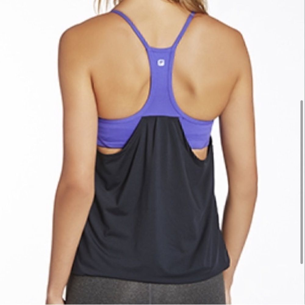 Fabletics Norwalk Tank Purple Zebra NEW - Picture 10 of 10